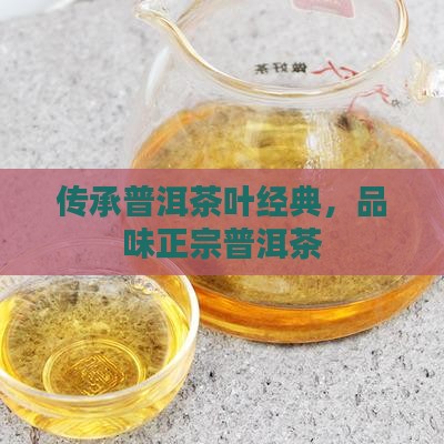 传承系列普洱茶