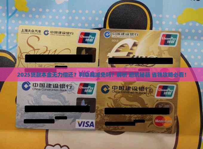贷款无力偿还本金可以减免利息吗